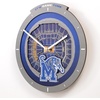 image:imageYouTheFan NCAA West Virginia Mountaineers 3D StadiumView ClockMemphis Tigers