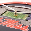 image:imageYouTheFan NCAA West Virginia Mountaineers 3D StadiumView ClockMississippi Rebels