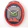 image:imageYouTheFan NCAA West Virginia Mountaineers 3D StadiumView ClockMississippi Rebels