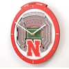 image:imageYouTheFan NCAA West Virginia Mountaineers 3D StadiumView ClockNebraska Cornhuskers