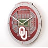 image:imageYouTheFan NCAA West Virginia Mountaineers 3D StadiumView ClockOklahoma Sooners