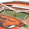 image:imageYouTheFan NCAA West Virginia Mountaineers 3D StadiumView ClockOregon State Beavers