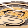 image:imageYouTheFan NCAA West Virginia Mountaineers 3D StadiumView ClockPurdue Boilermakers Bb
