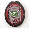 image:imageYouTheFan NCAA West Virginia Mountaineers 3D StadiumView ClockSouth Carolina Gamecocks