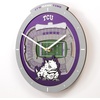 image:imageYouTheFan NCAA West Virginia Mountaineers 3D StadiumView ClockTcu Horned Frogs