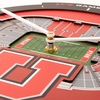 image:imageYouTheFan NCAA West Virginia Mountaineers 3D StadiumView ClockUtah Utes