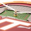 image:imageYouTheFan NCAA West Virginia Mountaineers 3D StadiumView ClockVirginia Tech Hokies