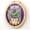 image:imageYouTheFan NCAA West Virginia Mountaineers 3D StadiumView ClockWashington Huskies