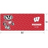 image:imageYouTheFan NCAA Wisconsin Badgers OfficiallyLicensed Logo Series Desk Pad SMU  Water and Stain Resistant HeavyDuty NonSlip Rubber Backing  Computer and Keyboard