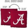 image:imageYouTheFan OfficiallyLicensed NCAA Set of 8 Cornhole Bags  All Weather Dual Sided Slide amp Stop  Regulation Size with Carry caseAlabama Crimson Tide