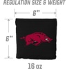 image:imageYouTheFan OfficiallyLicensed NCAA Set of 8 Cornhole Bags  All Weather Dual Sided Slide amp Stop  Regulation Size with Carry caseArkansas Razorbacks