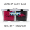 image:imageYouTheFan OfficiallyLicensed NCAA Set of 8 Cornhole Bags  All Weather Dual Sided Slide amp Stop  Regulation Size with Carry caseArkansas Razorbacks