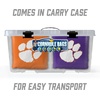 image:imageYouTheFan OfficiallyLicensed NCAA Set of 8 Cornhole Bags  All Weather Dual Sided Slide amp Stop  Regulation Size with Carry caseClemson Tigers