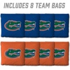 image:imageYouTheFan OfficiallyLicensed NCAA Set of 8 Cornhole Bags  All Weather Dual Sided Slide amp Stop  Regulation Size with Carry caseFlorida Gators