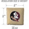 image:imageYouTheFan OfficiallyLicensed NCAA Set of 8 Cornhole Bags  All Weather Dual Sided Slide amp Stop  Regulation Size with Carry caseFlorida State Seminoles