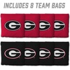 image:imageYouTheFan OfficiallyLicensed NCAA Set of 8 Cornhole Bags  All Weather Dual Sided Slide amp Stop  Regulation Size with Carry caseGeorgia Bulldogs