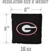 image:imageYouTheFan OfficiallyLicensed NCAA Set of 8 Cornhole Bags  All Weather Dual Sided Slide amp Stop  Regulation Size with Carry caseGeorgia Bulldogs