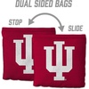 image:imageYouTheFan OfficiallyLicensed NCAA Set of 8 Cornhole Bags  All Weather Dual Sided Slide amp Stop  Regulation Size with Carry caseIndiana Hoosiers