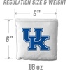 image:imageYouTheFan OfficiallyLicensed NCAA Set of 8 Cornhole Bags  All Weather Dual Sided Slide amp Stop  Regulation Size with Carry caseKentucky Wildcats