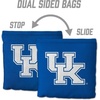 image:imageYouTheFan OfficiallyLicensed NCAA Set of 8 Cornhole Bags  All Weather Dual Sided Slide amp Stop  Regulation Size with Carry caseKentucky Wildcats