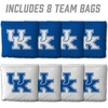 image:imageYouTheFan OfficiallyLicensed NCAA Set of 8 Cornhole Bags  All Weather Dual Sided Slide amp Stop  Regulation Size with Carry caseKentucky Wildcats