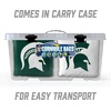 image:imageYouTheFan OfficiallyLicensed NCAA Set of 8 Cornhole Bags  All Weather Dual Sided Slide amp Stop  Regulation Size with Carry caseMichigan State Spartans