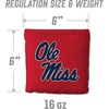 image:imageYouTheFan OfficiallyLicensed NCAA Set of 8 Cornhole Bags  All Weather Dual Sided Slide amp Stop  Regulation Size with Carry caseMississippi Rebels