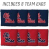 image:imageYouTheFan OfficiallyLicensed NCAA Set of 8 Cornhole Bags  All Weather Dual Sided Slide amp Stop  Regulation Size with Carry caseMississippi Rebels