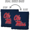 image:imageYouTheFan OfficiallyLicensed NCAA Set of 8 Cornhole Bags  All Weather Dual Sided Slide amp Stop  Regulation Size with Carry caseMississippi Rebels