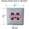 image:imageYouTheFan OfficiallyLicensed NCAA Set of 8 Cornhole Bags  All Weather Dual Sided Slide amp Stop  Regulation Size with Carry caseMississippi State Bulldogs