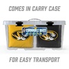 image:imageYouTheFan OfficiallyLicensed NCAA Set of 8 Cornhole Bags  All Weather Dual Sided Slide amp Stop  Regulation Size with Carry caseMissouri Tigers