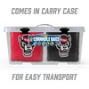 image:imageYouTheFan OfficiallyLicensed NCAA Set of 8 Cornhole Bags  All Weather Dual Sided Slide amp Stop  Regulation Size with Carry caseNC State Wolfpack