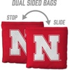 image:imageYouTheFan OfficiallyLicensed NCAA Set of 8 Cornhole Bags  All Weather Dual Sided Slide amp Stop  Regulation Size with Carry caseNebraska Cornhuskers
