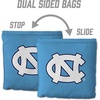 image:imageYouTheFan OfficiallyLicensed NCAA Set of 8 Cornhole Bags  All Weather Dual Sided Slide amp Stop  Regulation Size with Carry caseNorth Carolina Tar Heels