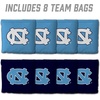 image:imageYouTheFan OfficiallyLicensed NCAA Set of 8 Cornhole Bags  All Weather Dual Sided Slide amp Stop  Regulation Size with Carry caseNorth Carolina Tar Heels