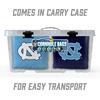 image:imageYouTheFan OfficiallyLicensed NCAA Set of 8 Cornhole Bags  All Weather Dual Sided Slide amp Stop  Regulation Size with Carry caseNorth Carolina Tar Heels
