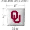image:imageYouTheFan OfficiallyLicensed NCAA Set of 8 Cornhole Bags  All Weather Dual Sided Slide amp Stop  Regulation Size with Carry caseOklahoma Sooners