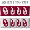 image:imageYouTheFan OfficiallyLicensed NCAA Set of 8 Cornhole Bags  All Weather Dual Sided Slide amp Stop  Regulation Size with Carry caseOklahoma Sooners
