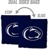 image:imageYouTheFan OfficiallyLicensed NCAA Set of 8 Cornhole Bags  All Weather Dual Sided Slide amp Stop  Regulation Size with Carry casePenn State Nittany Lions