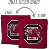 image:imageYouTheFan OfficiallyLicensed NCAA Set of 8 Cornhole Bags  All Weather Dual Sided Slide amp Stop  Regulation Size with Carry caseSouth Carolina Gamecocks