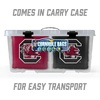 image:imageYouTheFan OfficiallyLicensed NCAA Set of 8 Cornhole Bags  All Weather Dual Sided Slide amp Stop  Regulation Size with Carry caseSouth Carolina Gamecocks