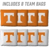 image:imageYouTheFan OfficiallyLicensed NCAA Set of 8 Cornhole Bags  All Weather Dual Sided Slide amp Stop  Regulation Size with Carry caseTennessee Volunteers