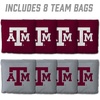 image:imageYouTheFan OfficiallyLicensed NCAA Set of 8 Cornhole Bags  All Weather Dual Sided Slide amp Stop  Regulation Size with Carry caseTexas AM Aggies