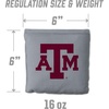 image:imageYouTheFan OfficiallyLicensed NCAA Set of 8 Cornhole Bags  All Weather Dual Sided Slide amp Stop  Regulation Size with Carry caseTexas AM Aggies