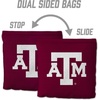 image:imageYouTheFan OfficiallyLicensed NCAA Set of 8 Cornhole Bags  All Weather Dual Sided Slide amp Stop  Regulation Size with Carry caseTexas AM Aggies