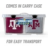 image:imageYouTheFan OfficiallyLicensed NCAA Set of 8 Cornhole Bags  All Weather Dual Sided Slide amp Stop  Regulation Size with Carry caseTexas AM Aggies