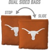 image:imageYouTheFan OfficiallyLicensed NCAA Set of 8 Cornhole Bags  All Weather Dual Sided Slide amp Stop  Regulation Size with Carry caseTexas Longhorns
