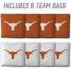 image:imageYouTheFan OfficiallyLicensed NCAA Set of 8 Cornhole Bags  All Weather Dual Sided Slide amp Stop  Regulation Size with Carry caseTexas Longhorns