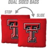 image:imageYouTheFan OfficiallyLicensed NCAA Set of 8 Cornhole Bags  All Weather Dual Sided Slide amp Stop  Regulation Size with Carry caseTexas Tech Red Raiders