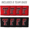 image:imageYouTheFan OfficiallyLicensed NCAA Set of 8 Cornhole Bags  All Weather Dual Sided Slide amp Stop  Regulation Size with Carry caseTexas Tech Red Raiders